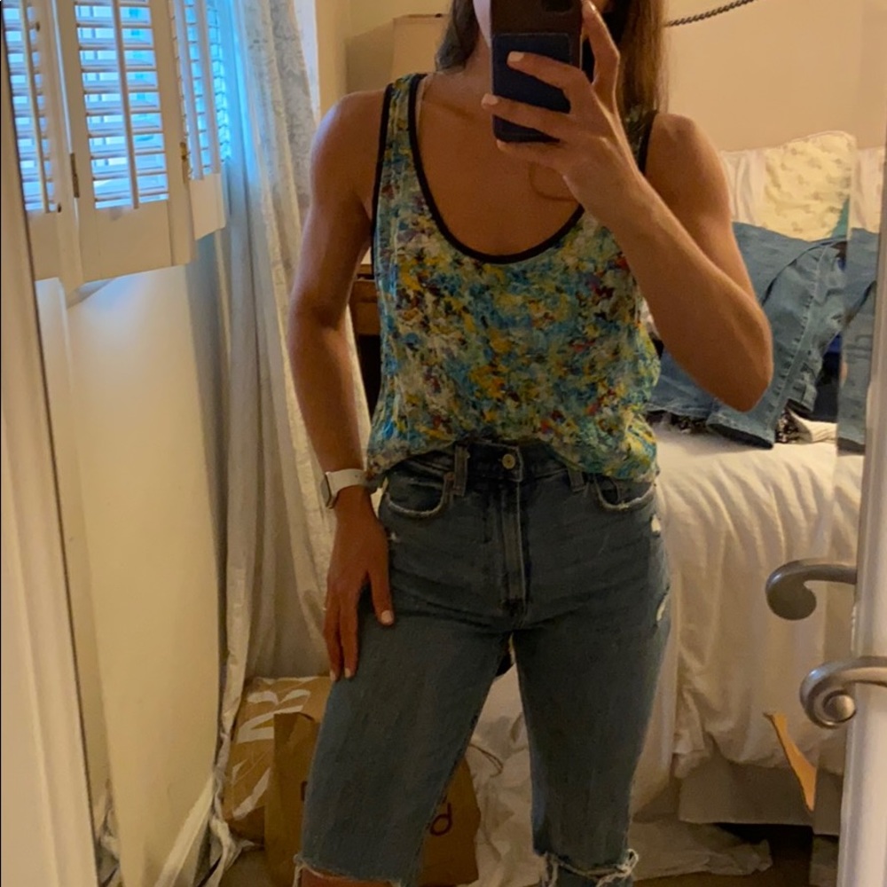WAYF floral tank